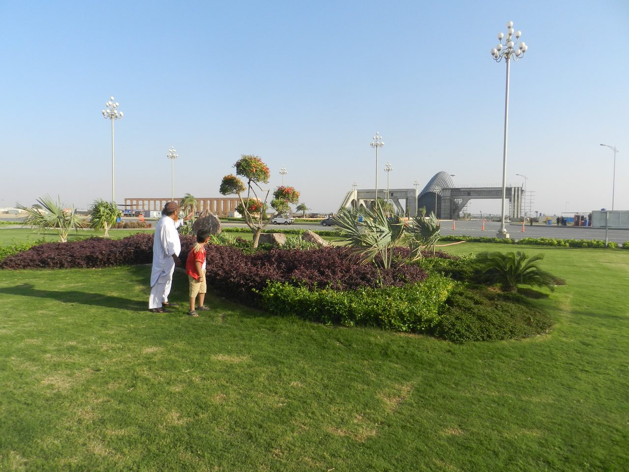 Landscaped gardens in Bahria Town Karachi